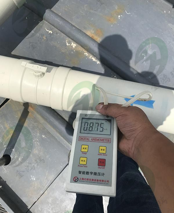 淮南现场测风量压力、聚氯乙烯尾气吸收塔、喷淋塔